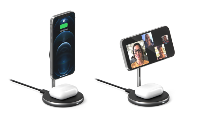 【家電批評ベストバイ受賞】HYPER、マグネット式2-in-1ワイヤレス充電スタンド