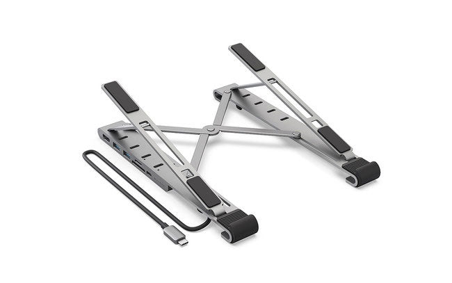 HYPER、USB-Cデバイスに7つのポートを追加する一体型ハブスタンド 発売開始