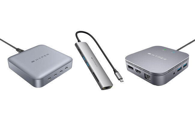HYPER、世界初!GaN電源アダプタとThunderbolt 4ハブが一体化した「HyperDrive Thunderbolt 4 パワーハブ」など新商品3種を同時先行発売