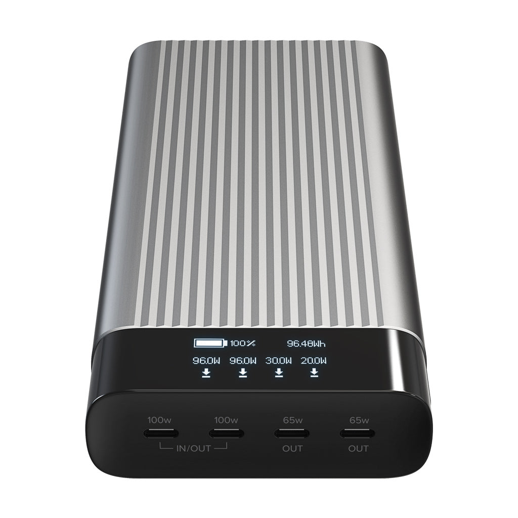 HyperJuice 245W GaN USB-C 電源アダプタ&245W バッテリーパック 27,000mAh