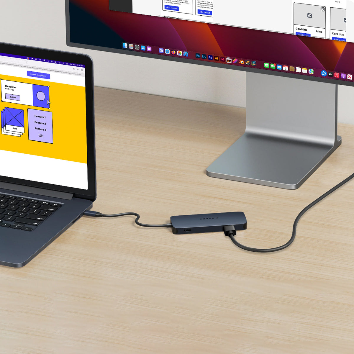 HyperDrive Next 8 Port USB-C ハブ
