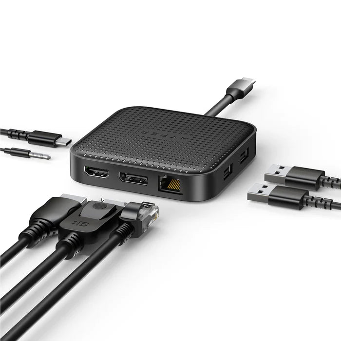 【セット品】HyperDrive USB4 モバイルドック + HyperDrive 100W / 10Gbps対応 USB-C to C 高耐久ケーブル(2m)