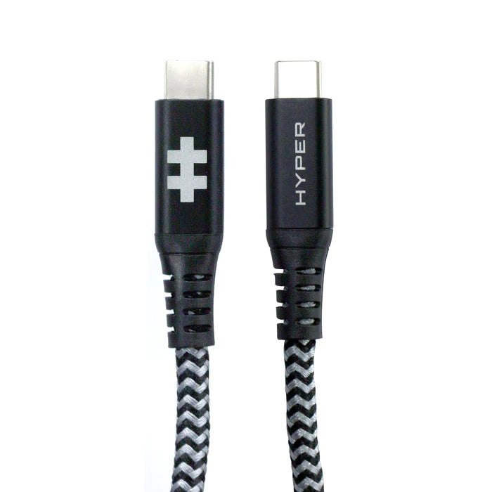【セット品】HyperDrive USB4 モバイルドック + HyperDrive 100W / 10Gbps対応 USB-C to C 高耐久ケーブル(2m)