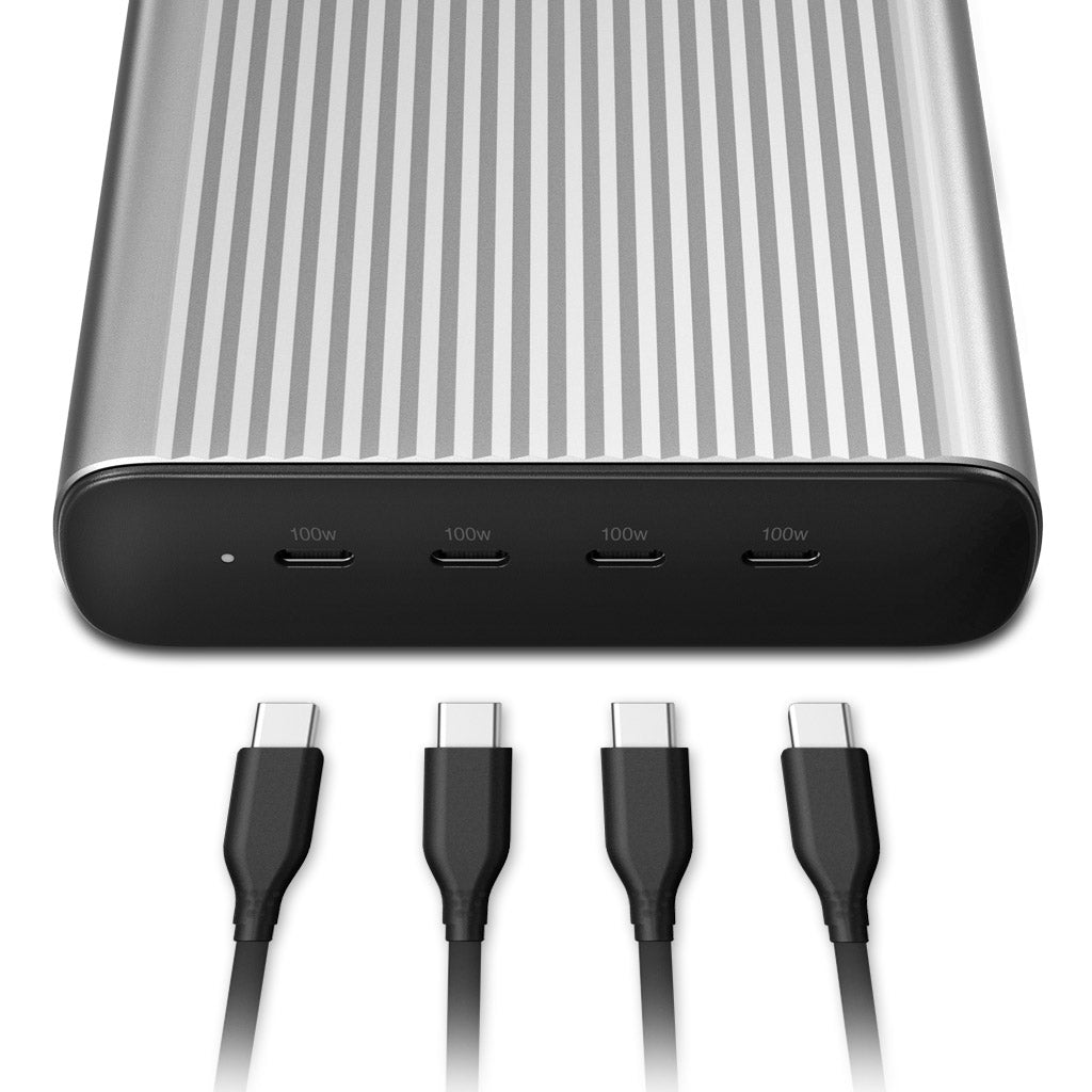 HyperJuice 245W GaN USB-C 電源アダプタ&245W バッテリーパック 27,000mAh
