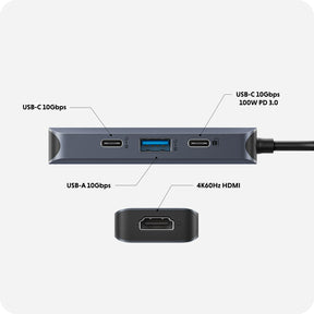 HyperDrive Next 4 Port USB-C ハブ