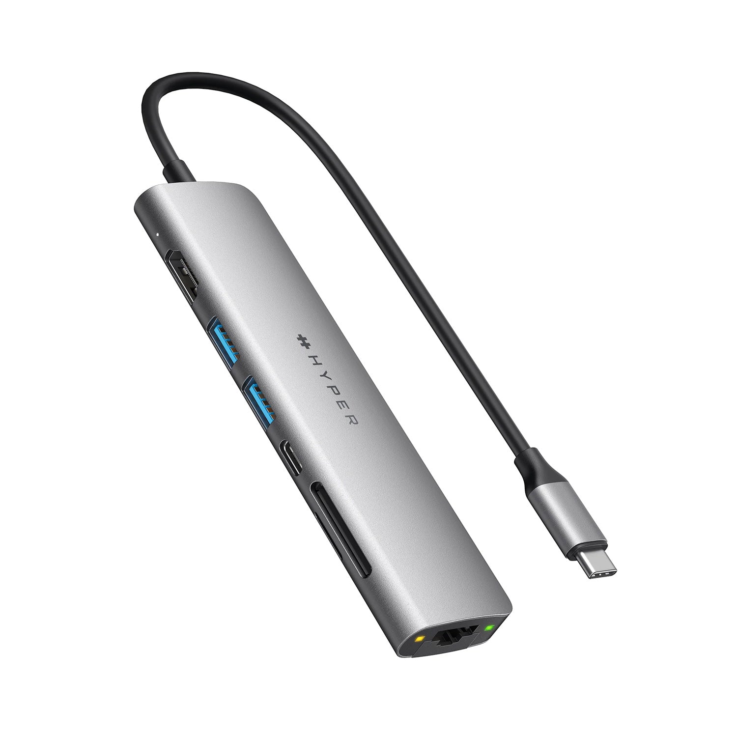 HyperDrive SLAB 7-in-1 USB-C Hub(グレー)