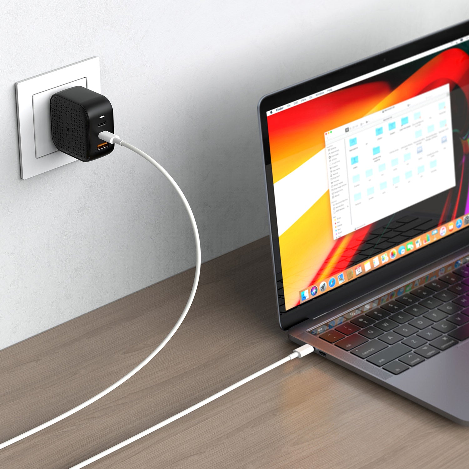 HyperJuice GaN 66W USB-C ACã¢ããã¿