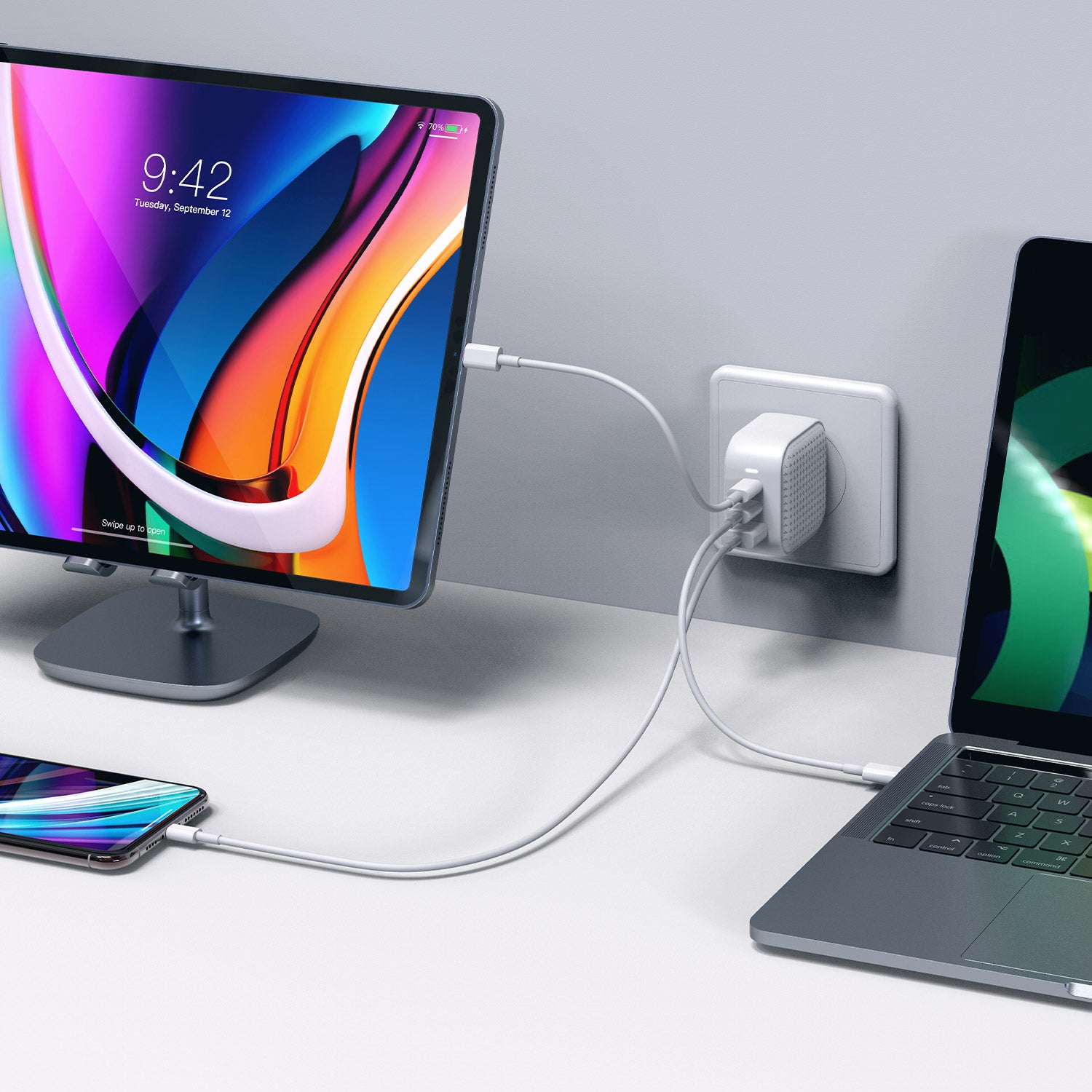 HyperJuice GaN 66W USB-C ACã¢ããã¿