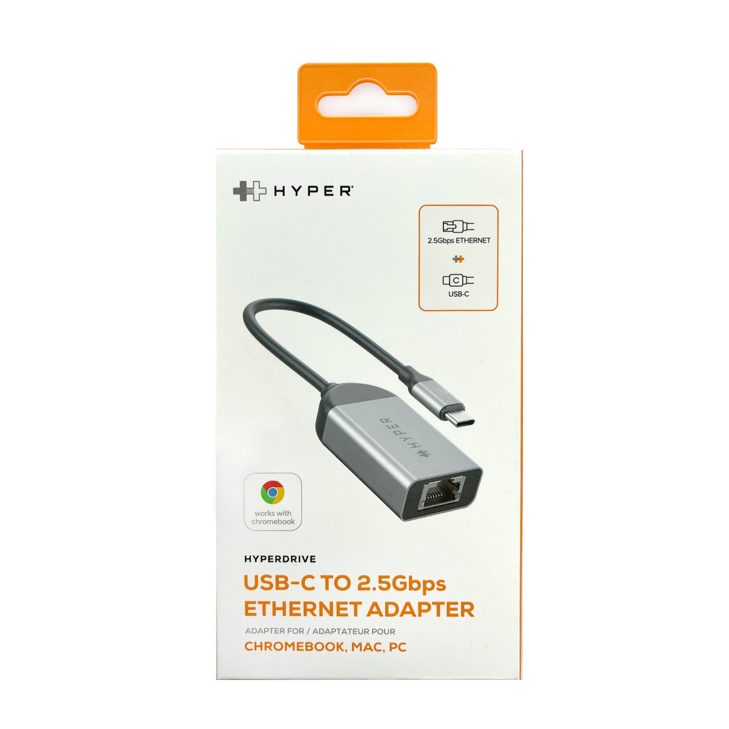 HyperDrive USB-C to 2.5Gbps Ethernetアダプタ