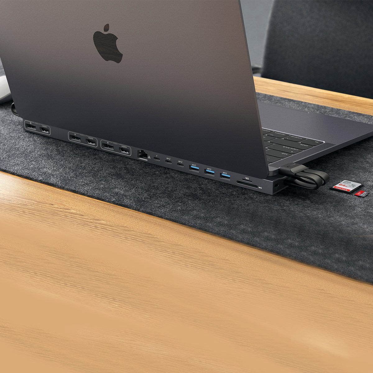 HyperDrive Triple 4K Display Dock 15ポート+Magnetic Module for MacBook Pro M1/M2/M3 2016-2023