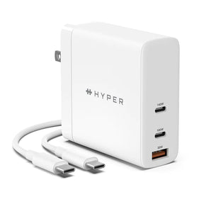 【セット品】HyperJuice 4in1 MagSafeワイヤレスチャージャー + HyperJuice 140W PD 3.1 電源アダプタ