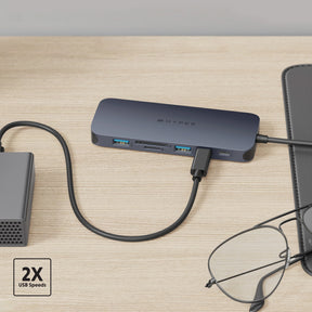 【予約】HyperDrive Next Dual 4K60Hz HDMI 11 Port USB-C ハブ