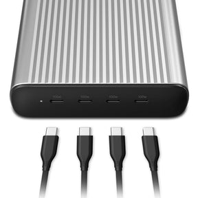 HyperJuice 245W GaN USB-C 電源アダプタ＆245W バッテリーパック 27,000mAh