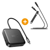 【セット品】HyperDrive USB4 モバイルドック + HyperDrive 100W / 10Gbps対応 USB-C to C 高耐久ケーブル（2m）