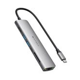 <5月限定タイムセール>HyperDrive SLAB 7-in-1 USB-C Hub（グレー）