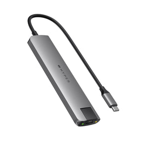 <5月限定タイムセール>HyperDrive SLAB 7-in-1 USB-C Hub（グレー）