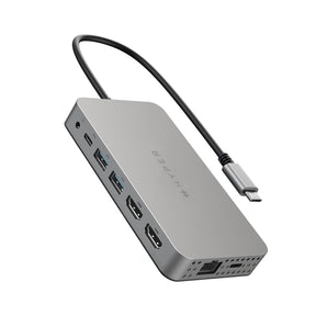 <タイムセール>HyperDrive デュアル4K HDMI 10in1 USB-Cハブ for M1/M2/M3