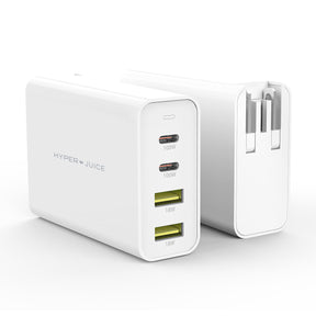 HyperJuice GaN 100W Dual USB-C/USB-A ACアダプタ